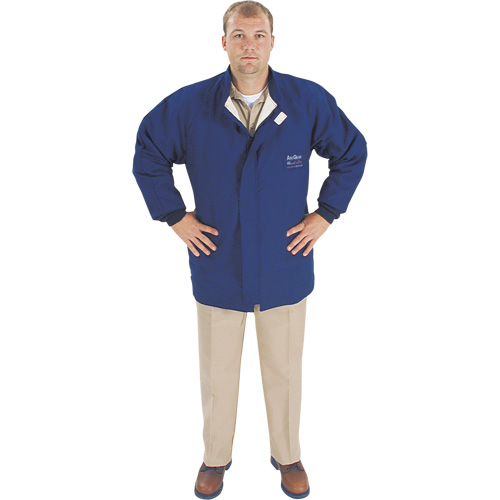 Arc Flash Jacket, Medium, Blue, 40 cal/cm² Dufferin Supply