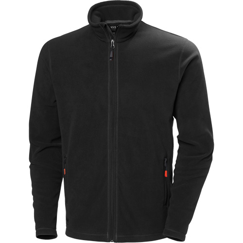 Fleece Jacket, Men's, 2X-Large, Black Dufferin Supply