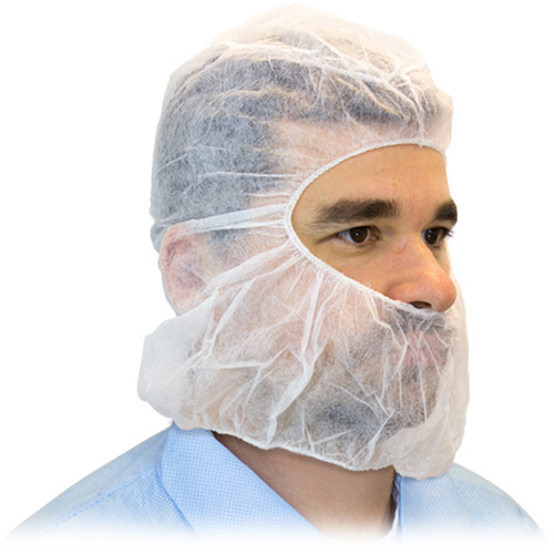Disposable Hood, Polypropylene, White Dufferin Supply