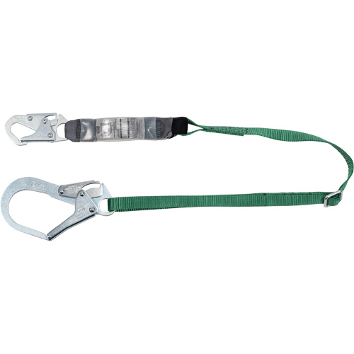 V-Series Lanyard, 6', Rebar Hook Center, Snap Hook Leg Ends, Polyester Dufferin Supply