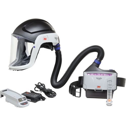 Versaflo Heavy Industry PAPR Kit, Headcover & Faceshield, Lithium-Ion Battery Dufferin Supply