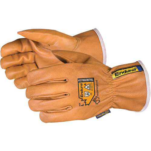 Gants de conducteur pour l'hiver Endura, Petit, Paume en Cuir fleur de ch&egrave;vre, Thinsulate Dufferin Supply