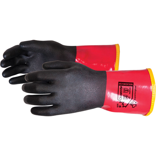 Chemstop Extreme Comfort Gloves, Size 7, 12" L, Nitrile/PVC, 30-mil Dufferin Supply