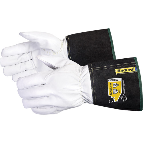 Endura&reg; TIG Welding Gloves, Grain Goatskin, Size Medium Dufferin Supply