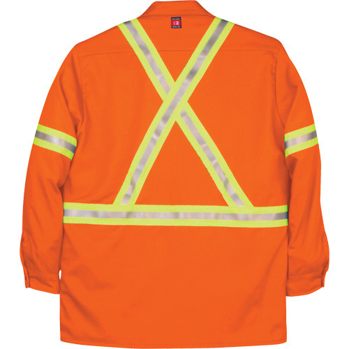 Westex UltraSoft&reg; Industrial Work Shirt, Medium (Tall), Orange Dufferin Supply