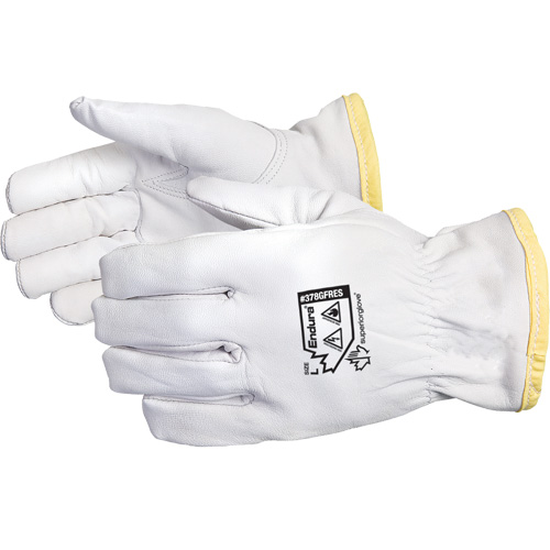 Gants de conducteur antistatiques et ignifuges Endura, Petit, Paume en Cuir fleur de ch&egrave;vre, Rhovyl Dufferin Supply