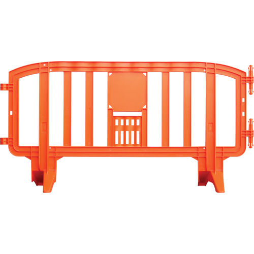 Movit Barricade, Interlocking, 78" L x 39" H, Orange Dufferin Supply