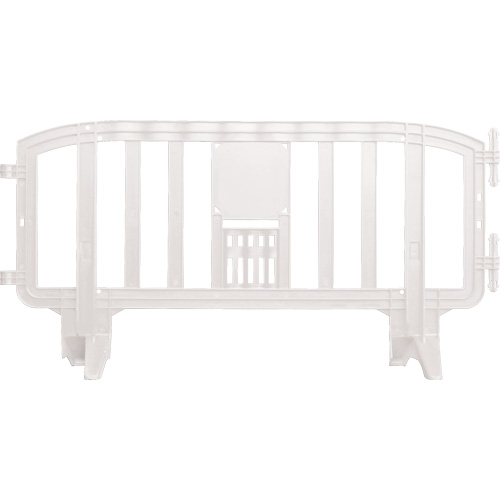 Barricade Movit, Emboîtables, 78" lo x 39" h, Blanc Dufferin Supply