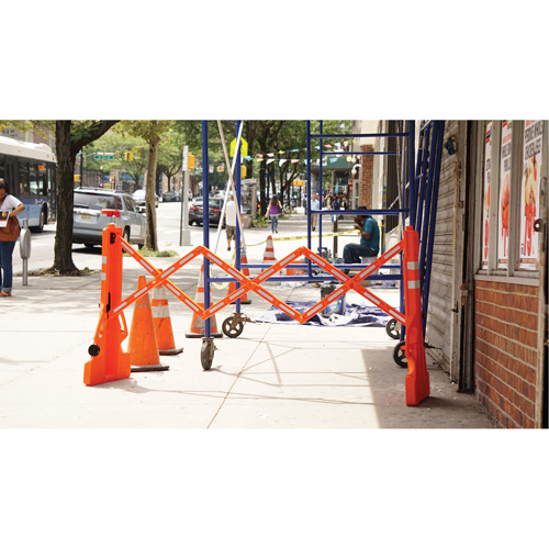 Barricade Multi-Gate, 43" h x 90" lo, Orange Dufferin Supply