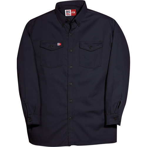 Westex UltraSoft&reg; Button Down Shirt, Medium (Tall), Navy Blue Dufferin Supply