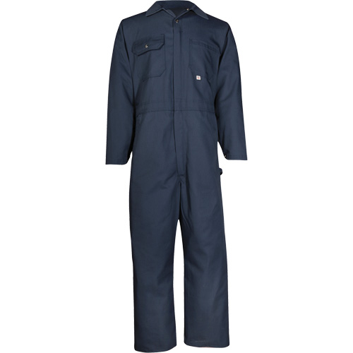 Twill Workwear Deluxe Coveralls, Men's, Navy Blue, Size 36 Dufferin Supply