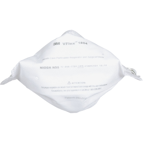 VFlex Healthcare Particulate Respirator and Surgical Mask, N95, NIOSH Certified Dufferin Supply