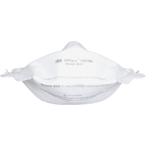 Respirateur et masque chirurgical VFlex contre les particules en sant&eacute;, N95, Certifi&eacute; NIOSH, Petit Dufferin Supply
