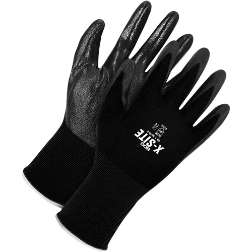 Coated Gloves, 10, Bi-Polymer Coating, 15 Gauge, Nylon Shell Dufferin Supply