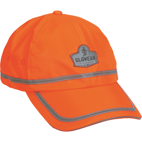 GloWear&reg; 8930 High Visibility Baseball Cap, High Visibility Orange, Polyester Dufferin Supply