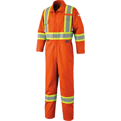 7705 Combinaison haute visibilit&eacute; FR-Tech, Taille 36, Orange Dufferin Supply
