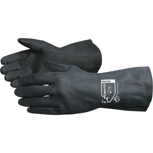 Gants doubl&eacute;s r&eacute;sistants aux produits chimiques Chemstop, Taille 7, 12" lo, N&eacute;opr&egrave;ne, Doublure en Ouat&eacute;e, 30 mils Dufferin Supply