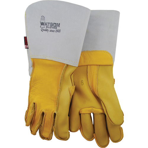 Gants de soudage, Cuir fleur de vache, Taille 8 Dufferin Supply