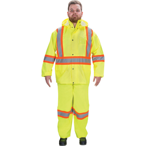 V&ecirc;tements imperm&eacute;ables RZ1000, Polyester, Petit, Jaune lime haute visibilit&eacute; Dufferin Supply