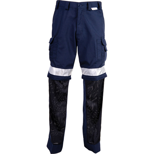 High Visibility Pants, Poly-Cotton, 38, Navy Blue Dufferin Supply