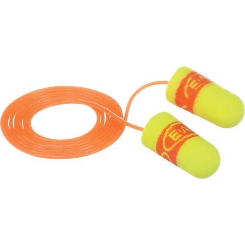 Bouchons d'oreilles SuperFit E-A-Rsoft, Paire - Sac en poly, Avec cordon Dufferin Supply