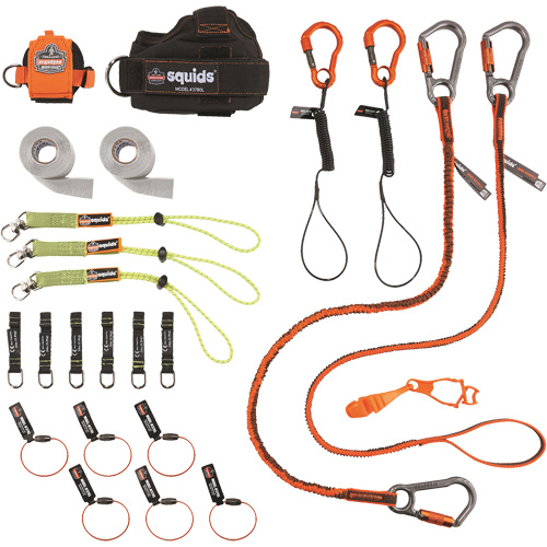 Trousse de longes de fixation d'outils pour charpentier et ouvrier 3183 Squids Dufferin Supply