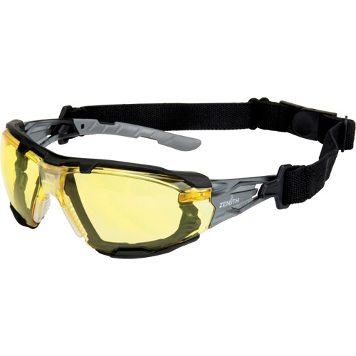 Z2900 Series Safety Glasses with Foam Gasket, Amber Lens, Anti-Scratch, ANSI Z87+/Meets/Exceeds CSA Z94.3 Dufferin Supply