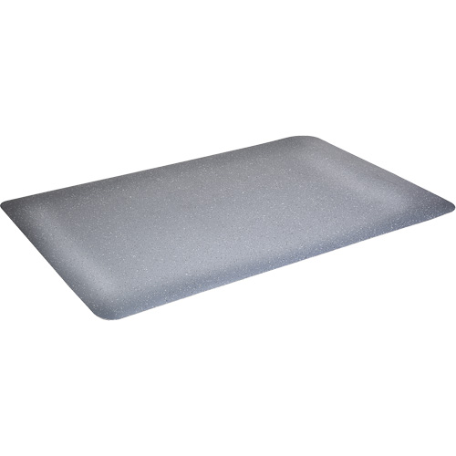 WD Foodmaster Anti-Microbial Mats, Smooth, 3' x 4' x 9/16", Grey, Nitrile/Rubber Dufferin Supply