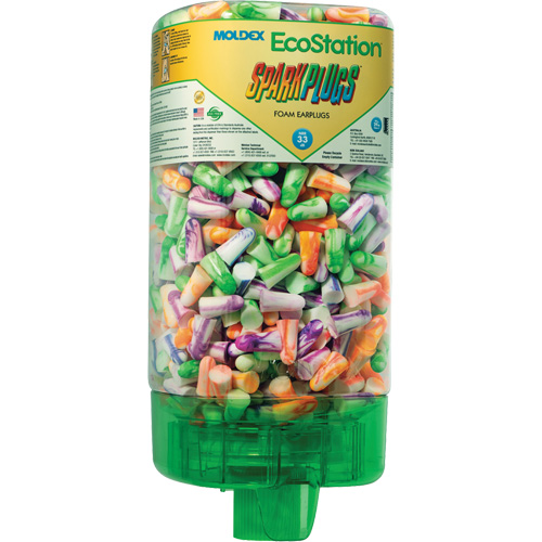 EcoStation SparkPlugs&reg; Earplug Dispenser Starter Kit Dufferin Supply