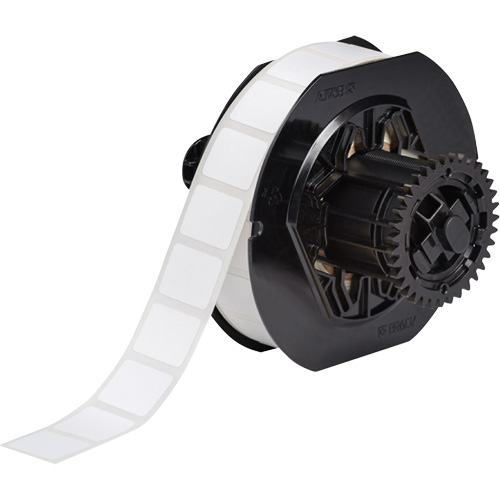 B33 Series Microscope Slide Laboratory Labels, Polyester, 0.9" L x 0.75" H, White Dufferin Supply