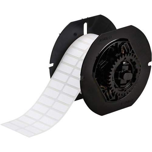 &eacute;tiquettes pour laboratoire r&eacute;sistant aux produits chimiques de s&eacute;rie B33, Polyester, 1" lo x 0,375" h, Blanc Dufferin Supply