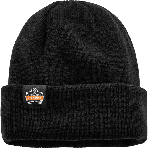 Tuque en tricot c&ocirc;tel&eacute; avec fermeture &agrave; glissi&egrave;re N-Ferno, Taille unique, Noir Dufferin Supply