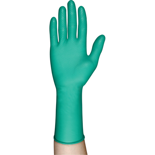 Gants jetables s&eacute;rie 93-287, Petit, Nitrile, 8,7 mils, Sans poudre, Vert Dufferin Supply