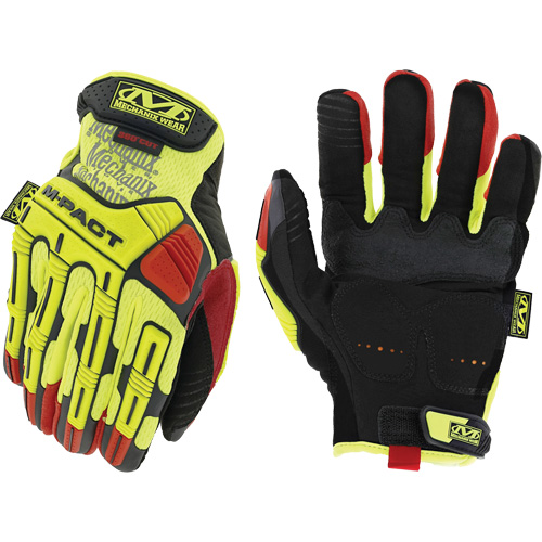 Hi-Viz M-Pact&reg; D4-360 Impact Gloves, 8, Synthetic Palm, Hook & Loop Cuff Dufferin Supply