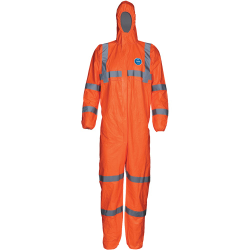 Combinaison haute visibilit&eacute; avec capuchon, Petit, Orange, Tyvek 500 Dufferin Supply