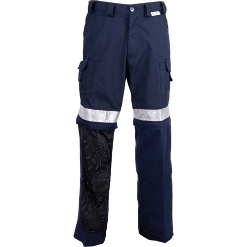All-Season High Visibility Ventilated Pants, Poly-Cotton, 38, Navy Blue Dufferin Supply