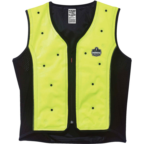 Gilet de refroidissement &agrave; sec Chill-Its 6685, 4T-Grand, Jaune lime haute visibilit&eacute; Dufferin Supply