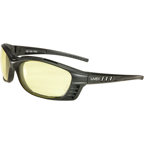 Uvex&reg; Livewire Safety Glasses with HydroShield Lenses, Amber Lens, Anti-Fog, ANSI Z87+/Meets/Exceeds CSA Z94.3 Dufferin Supply