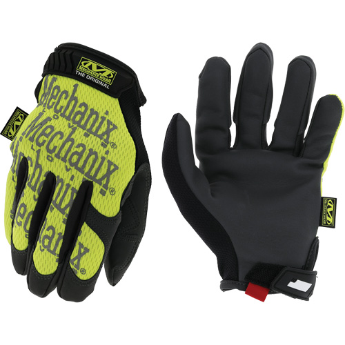 Original&reg; High-Visibility Work Gloves, Synthetic Palm, Size Medium/9 Dufferin Supply