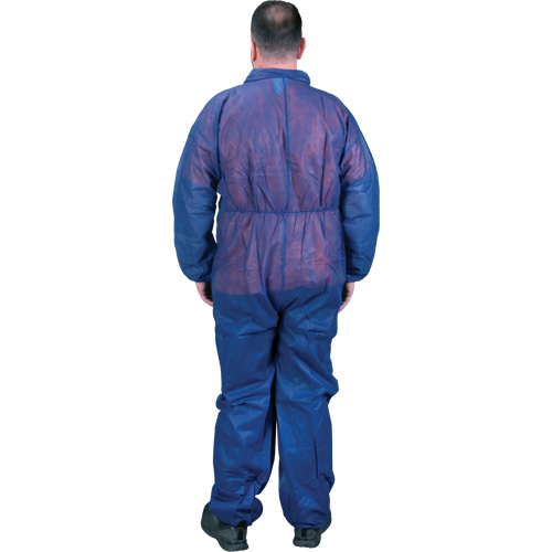Coveralls, X-Large, Blue, Polypropylene Dufferin Supply