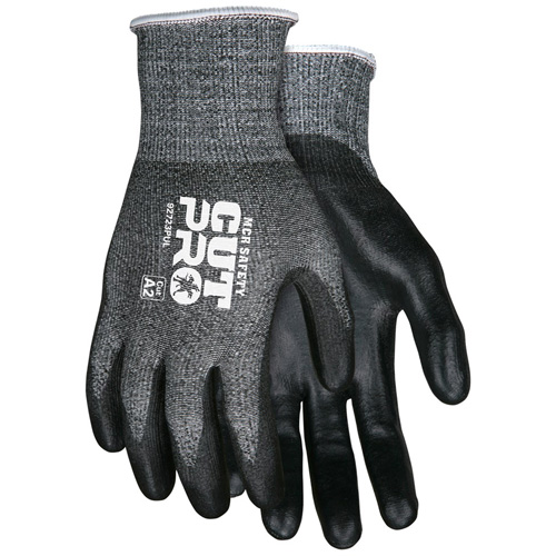 Gants r&eacute;sistant aux coupes Safety Cut Pro, Taille Grand, Calibre 13, Rev&ecirc;tement Polyur&eacute;thane, Enveloppe en PEHP, ASTM ANSI niveau A2 Dufferin Supply