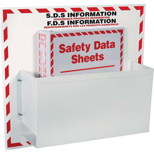 SDS Information Station, English & French, Binders Included Dufferin Supply