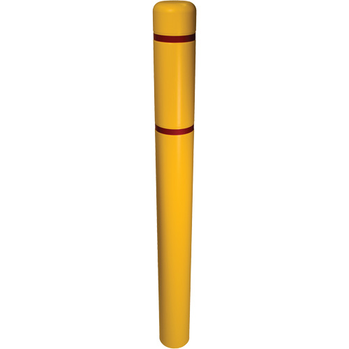 Couvre-bollard, 6" dia. x 52" l, Jaune Dufferin Supply