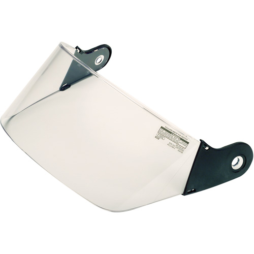 Visi&egrave;re de protection pour casques d'incendie et de sauvetage, Polycarbonate, Teinte Transparent Dufferin Supply