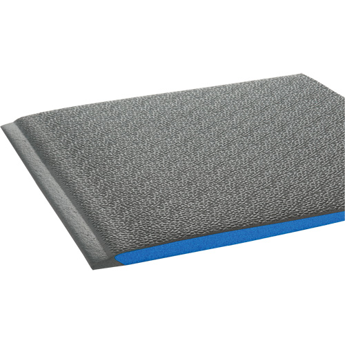 Tapis ergonomiques Wear-Bond Comfort-King, Rugueux, 2' x 3' x 9/16", Gris, Mousse de vinyle Dufferin Supply