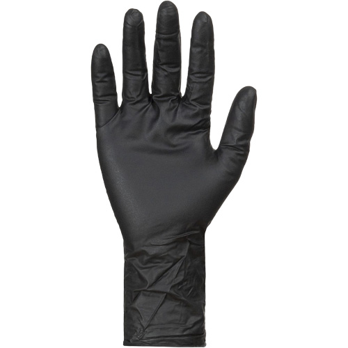 KeepKleen&reg; Disposable Gloves, Small, Nitrile, 8-mil, Powder-Free, Black Dufferin Supply