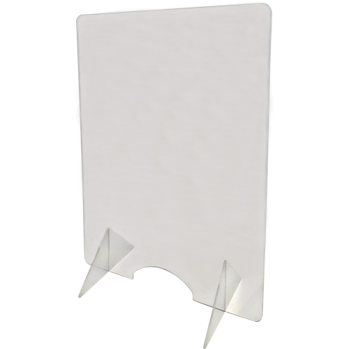 Countertop Safety Shield, 24" W x 32" H Dufferin Supply