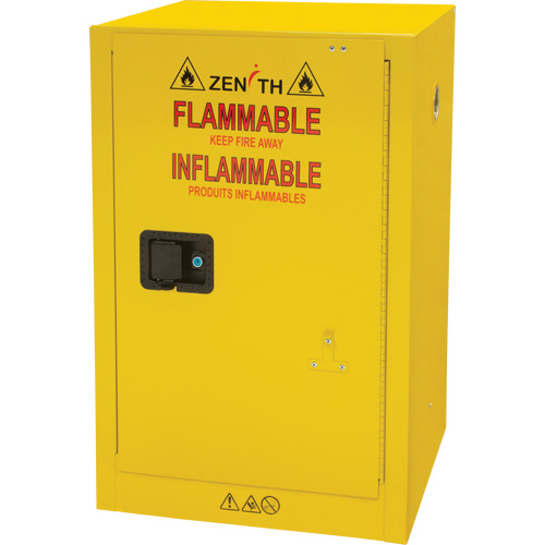 Flammable Storage Cabinet, 12 gal., 1 Door, 23" W x 35" H x 18" D Dufferin Supply