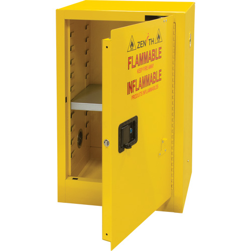 Flammable Storage Cabinet, 12 gal., 1 Door, 23" W x 35" H x 18" D Dufferin Supply