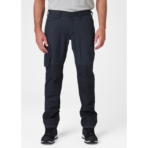 Oxford Service Pants, Poly-Cotton, Navy Blue, Size 30, 30 Inseam Dufferin Supply